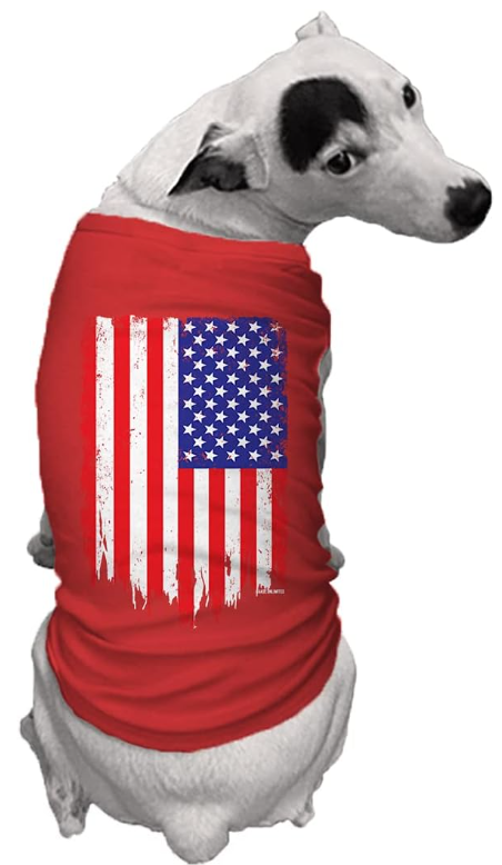 "Doggie USA Flag" Dog T-Shirt