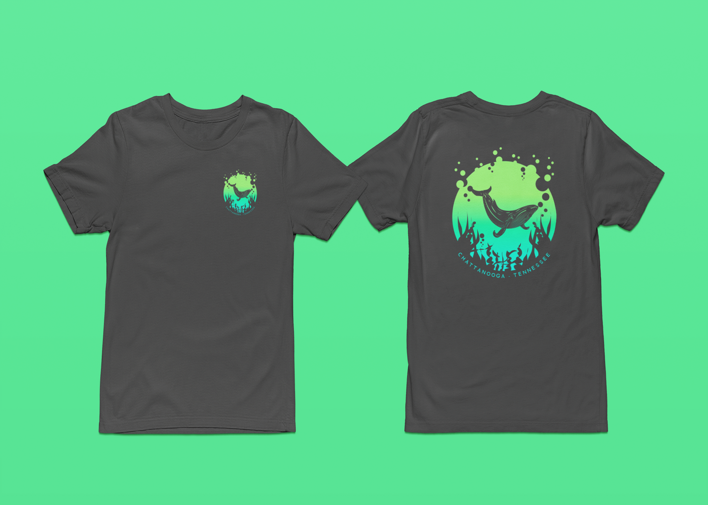 "Chattanooga Tennessee Whale" T-Shirt