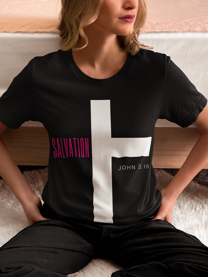 "SALVATION CROSS John 3:16 " T-Shirt