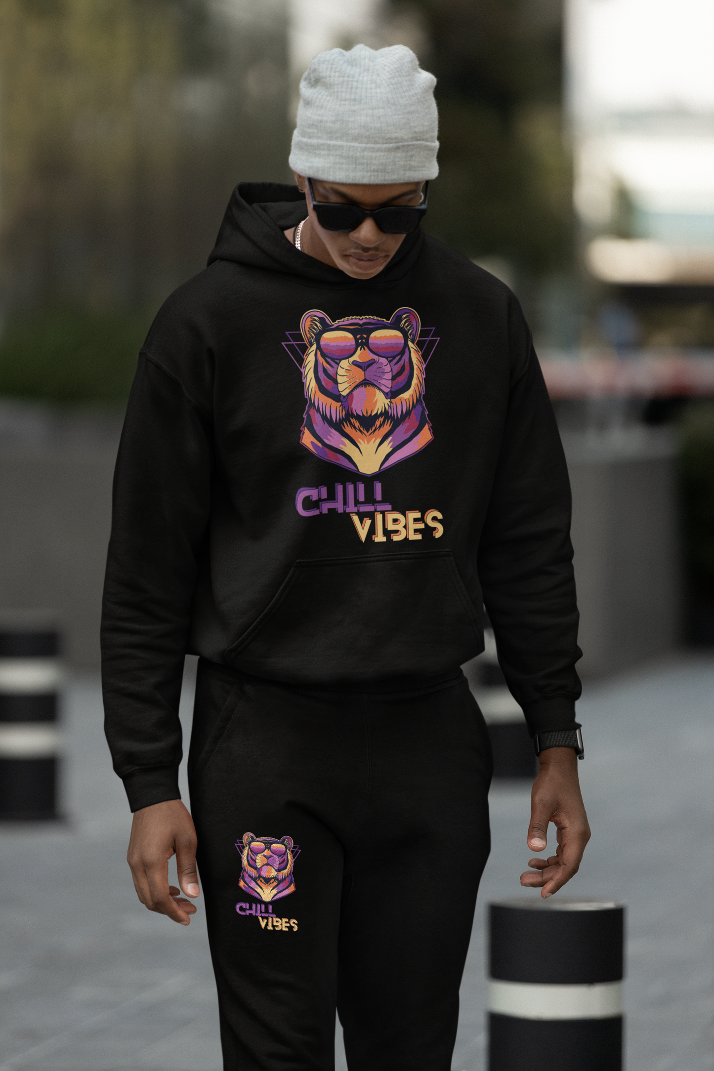 "Chill Vibes Tiger" Sweatpants