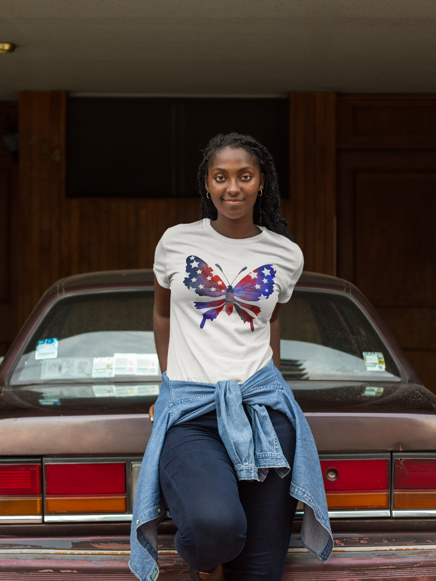 "4th of July Butterfly" T-Shirt