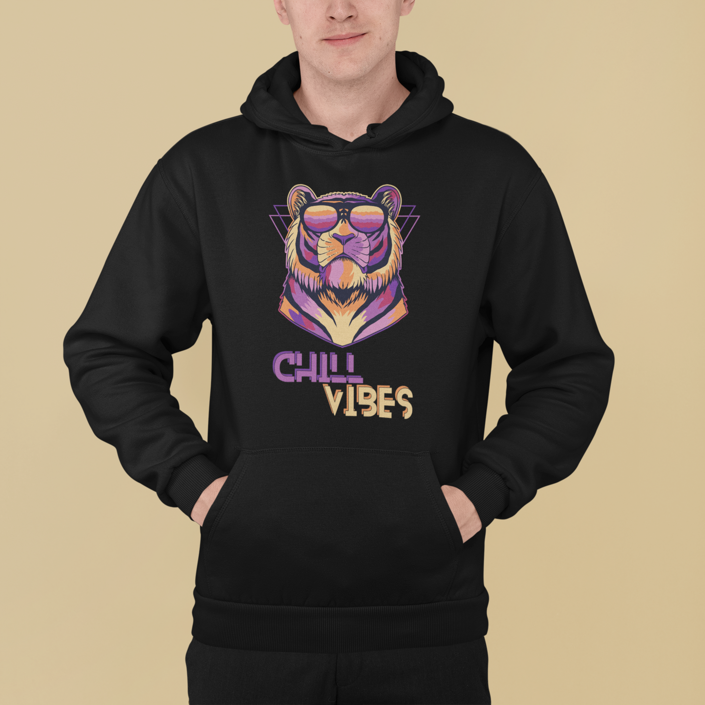 "Chill Vibes Tiger" Hoodie