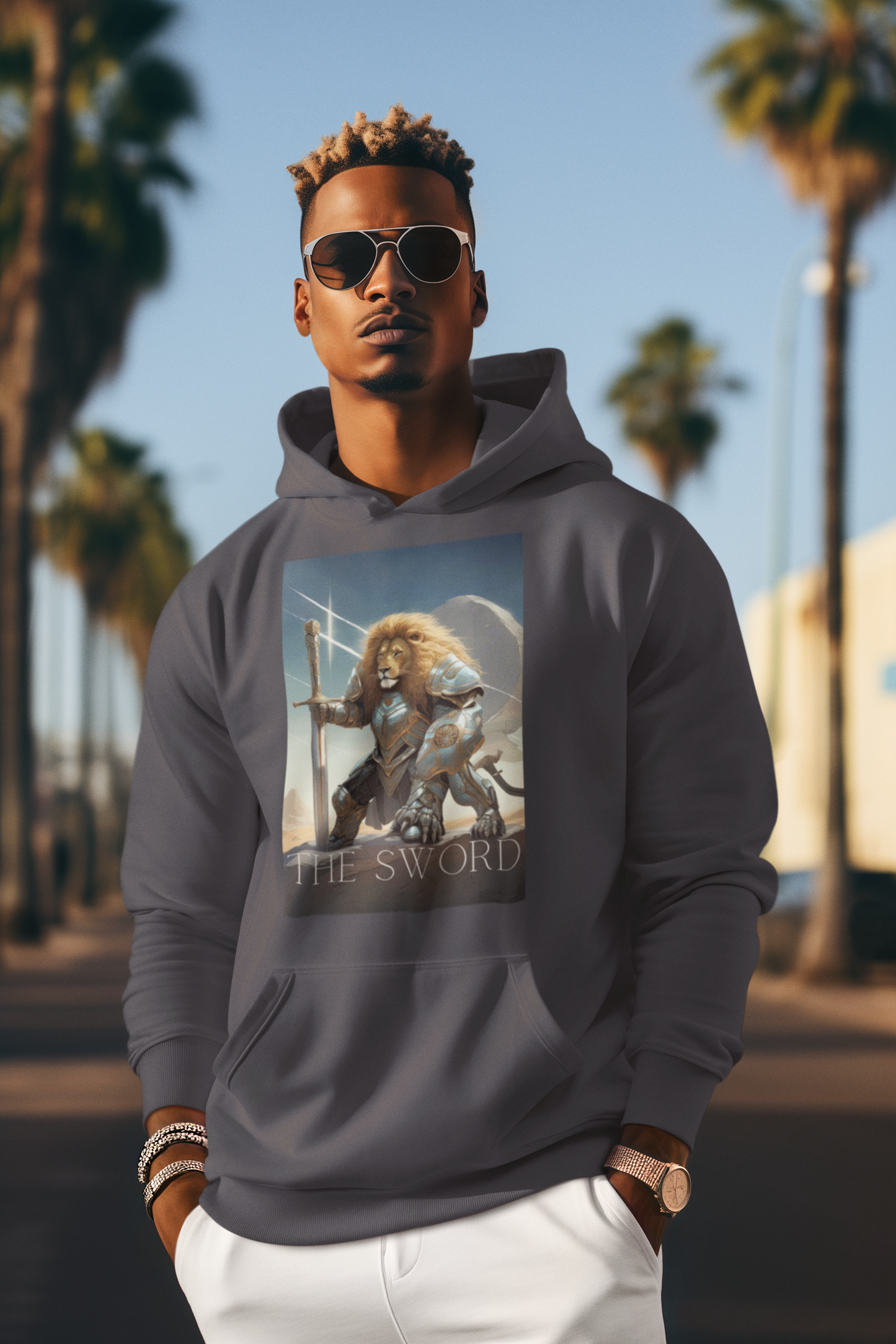 "Lion and the Sword" Hoodie