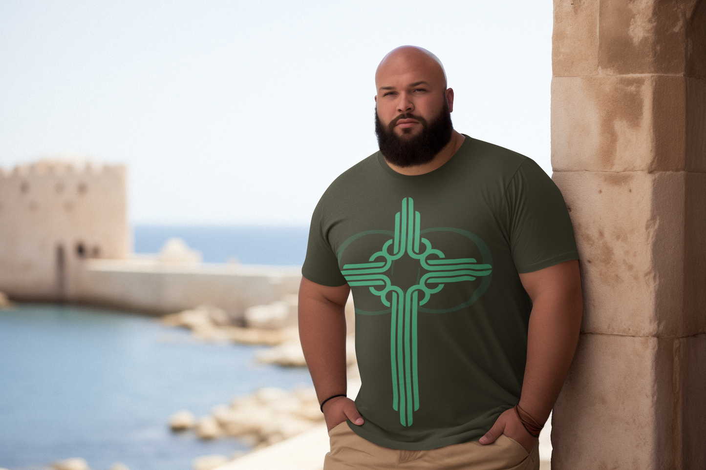 "CC CROSS" T-SHIRT