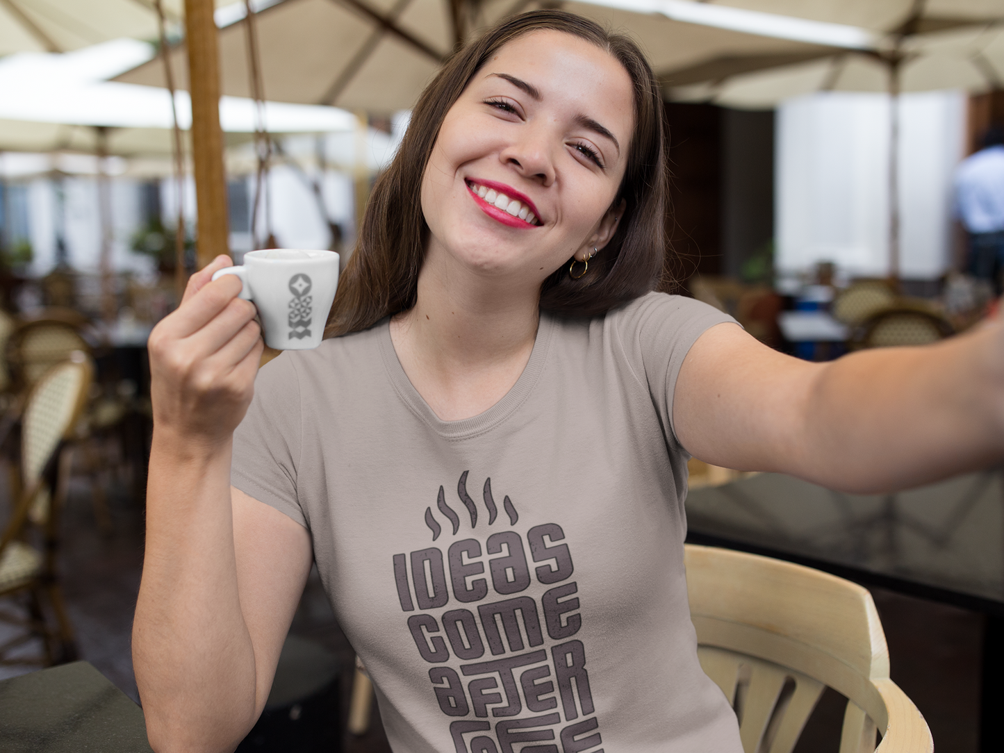 "Ideas Come After Coffee" T-Shirt