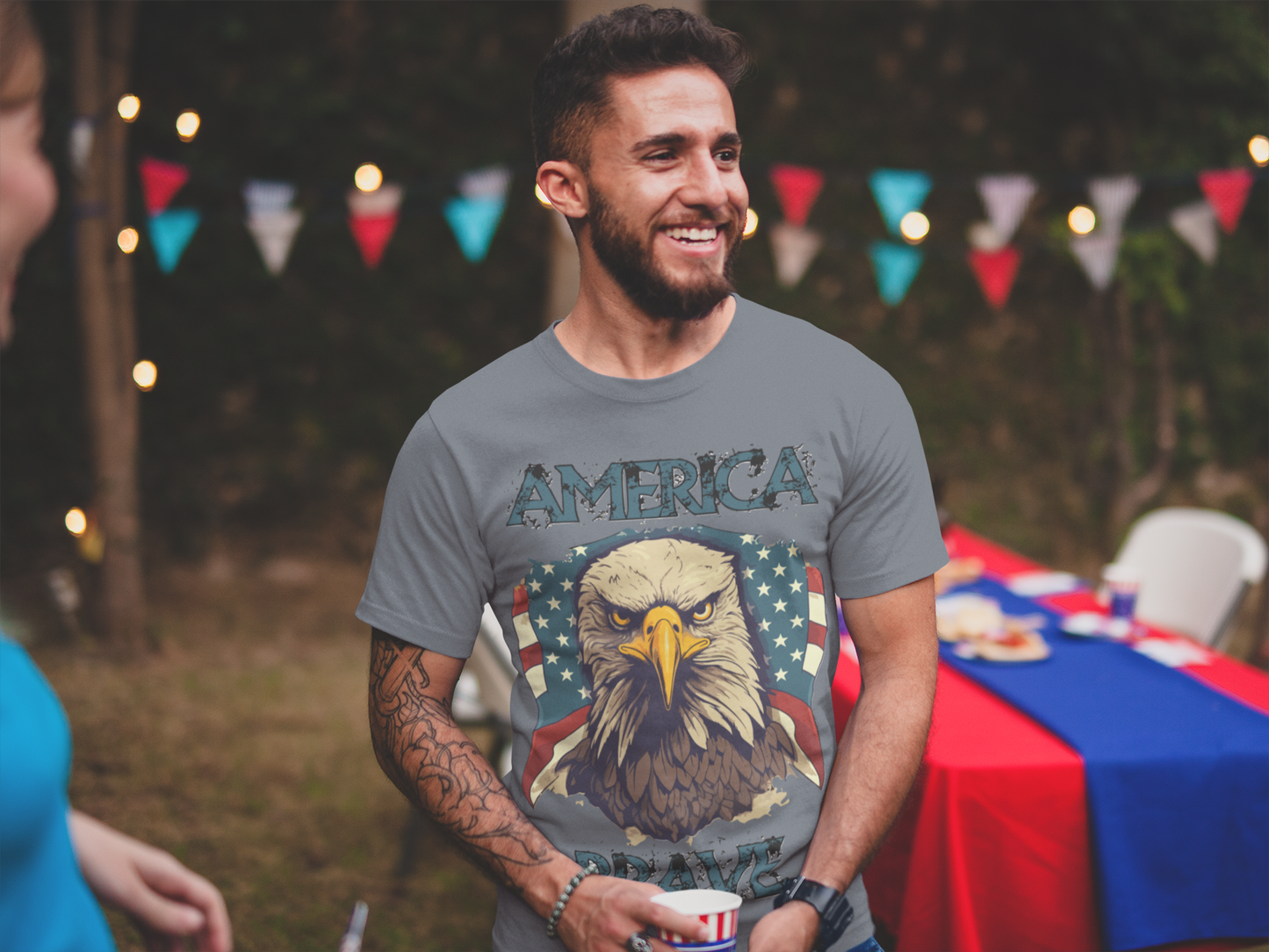 "Brave American Eagle" T-Shirt