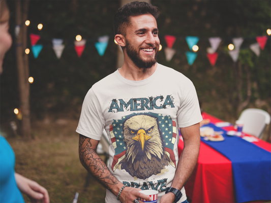 "Brave American Eagle" T-Shirt