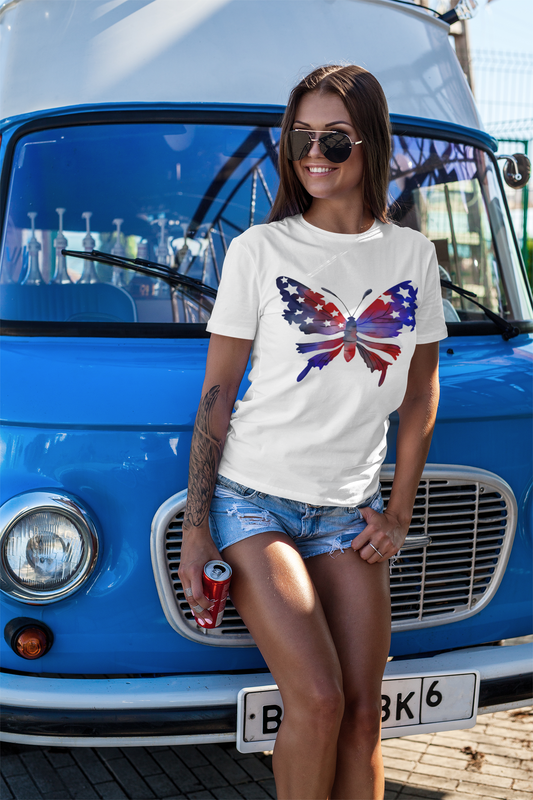 "4th of July Butterfly" T-Shirt