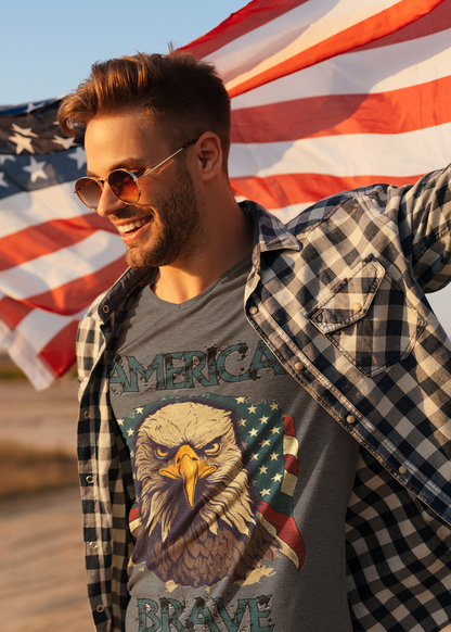 "Brave American Eagle" T-Shirt